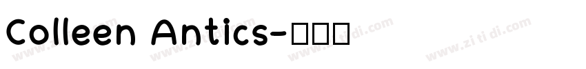 Colleen Antics字体转换
